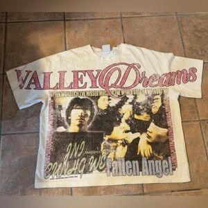 Vale Forever Valley Dreams Black Fallen Bling Tee Sz XL